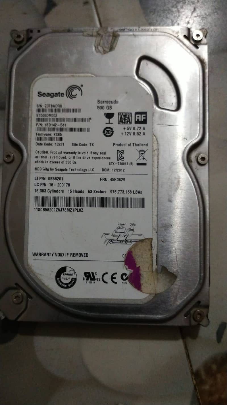 Seagate 500GB Hard disk With GTA V Latest Version With HITMAN III 1