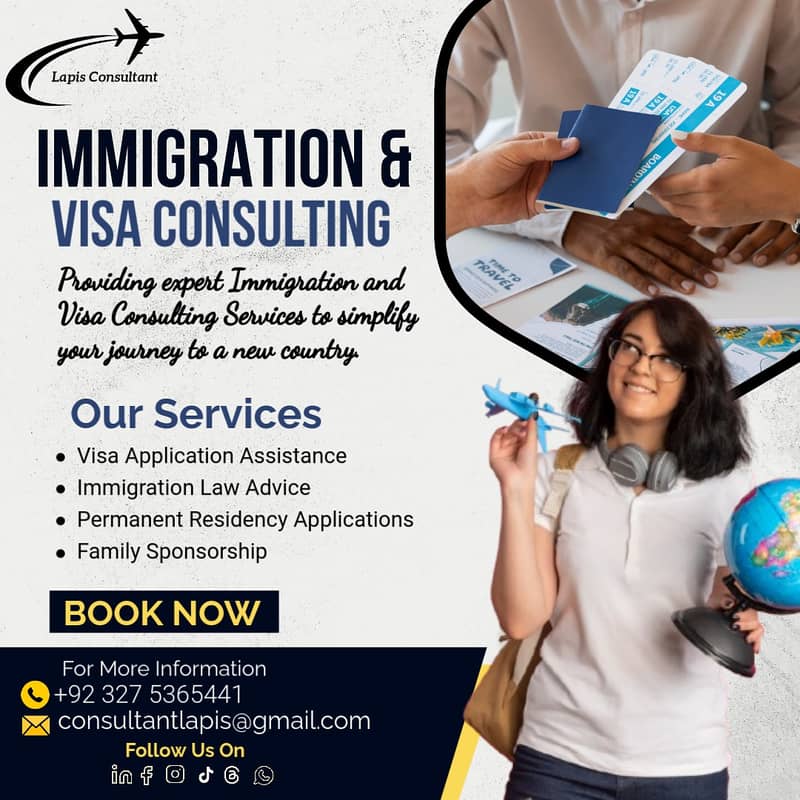 Visit , Work Permit, Study Visa Assistance 0