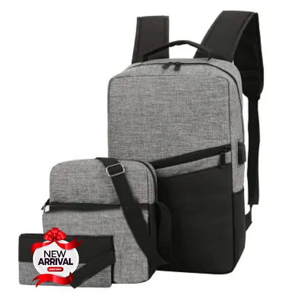 3 pcs High Quality Imported Laptop Bag 0