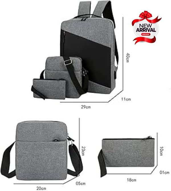 3 pcs High Quality Imported Laptop Bag 8