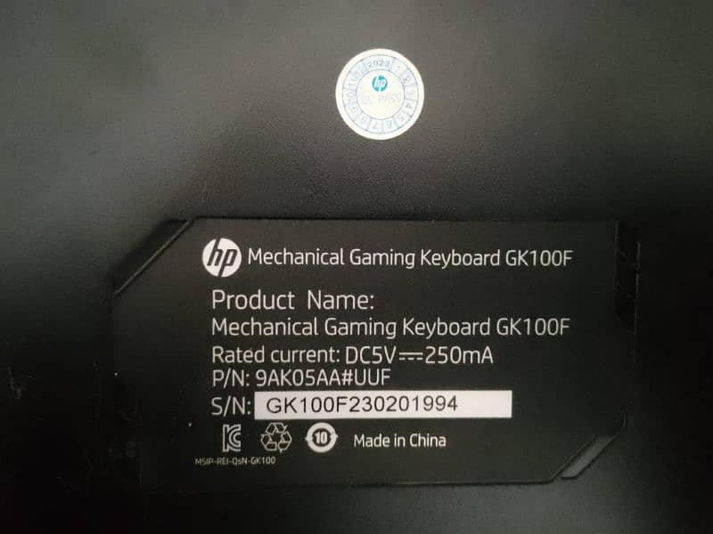 Hp Mechanical Gaming Keyboard (RGB Lights) 4