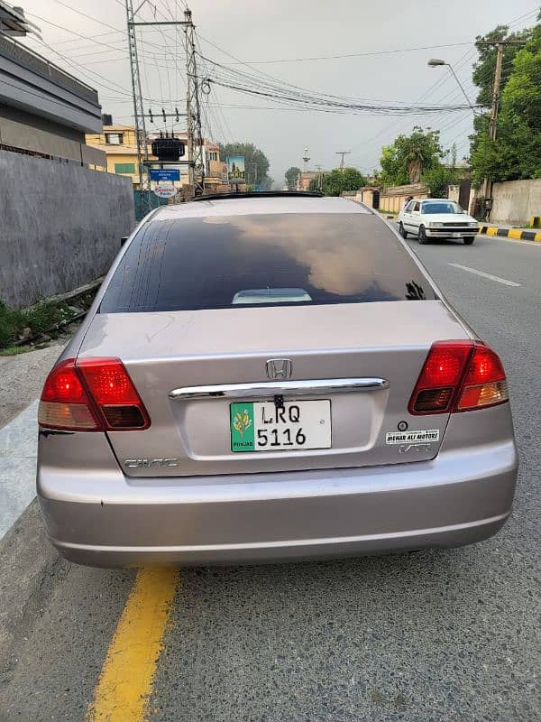 Honda Civic VTi 2003 (With Mirror Black Paper permit) 1