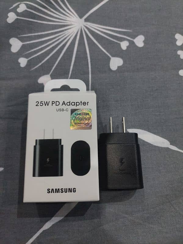 Samsung 25w super fast charger box pack available A+ Quality 3