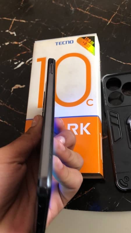 tecno spark 10c with box 0