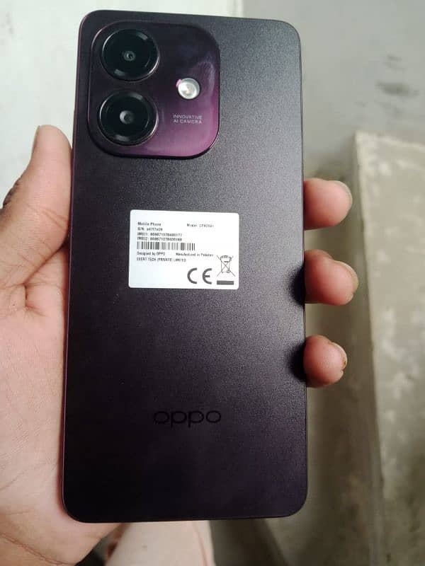 Oppo A3x 10 by 10 confession 11 month warranty available. 2