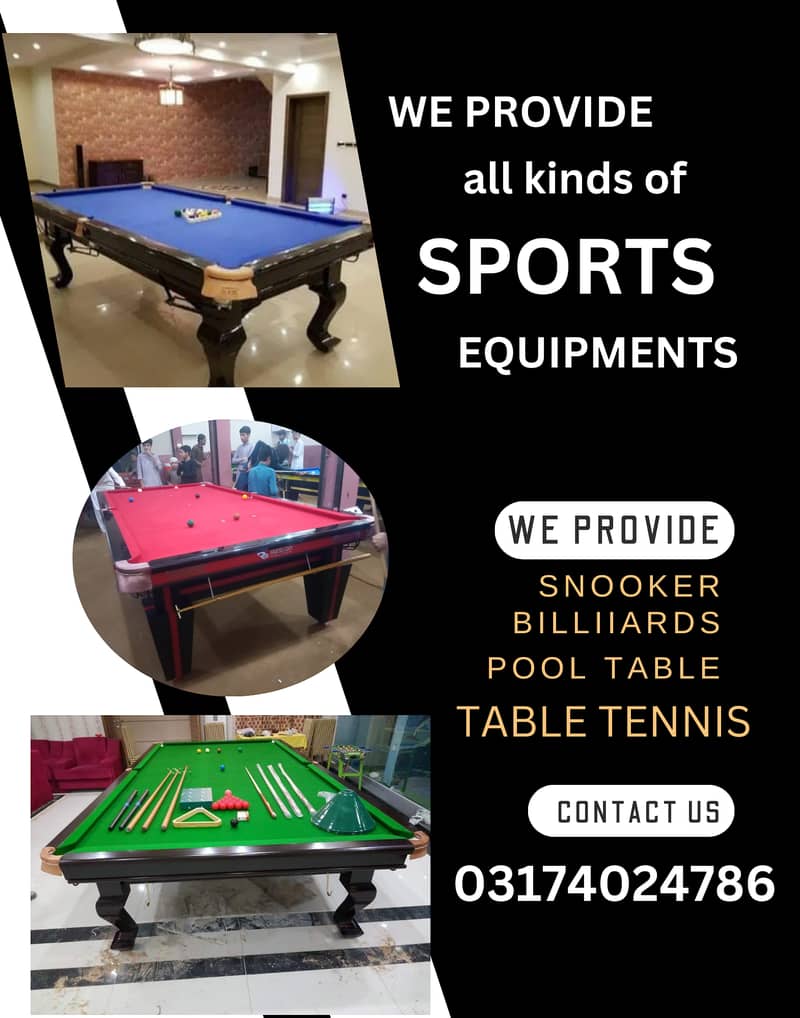 SNOOKER TABLE / BILLIARDS / POOL / TABLE / SNOOKER / SNOOKER TABLE 0