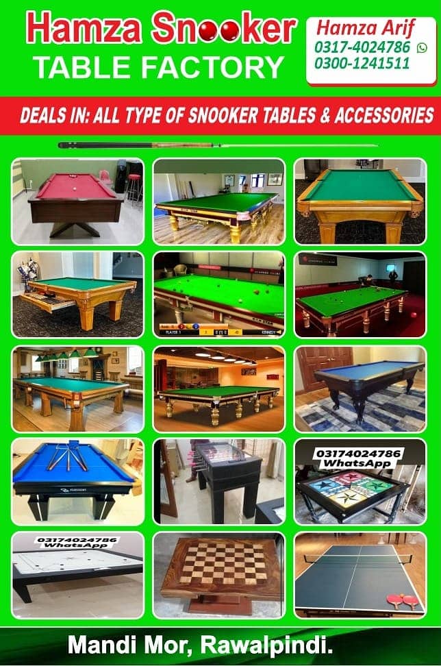 SNOOKER TABLE / BILLIARDS / POOL / TABLE / SNOOKER / SNOOKER TABLE 7