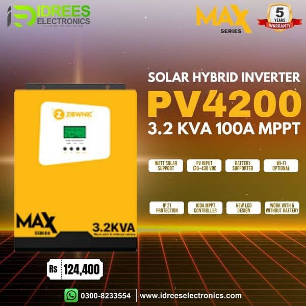 ZIEWNIC MAX SERIES 3.2KW PV 4200 1