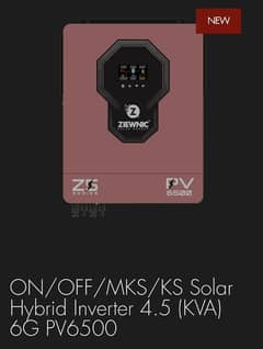 Zoewnic Solar Hybrid Inverter 4.5 (KVA) Z5 Series PV6500