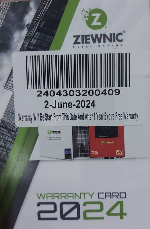 Zoewnic Solar Hybrid Inverter 4.5 (KVA) Z5 Series PV6500 2