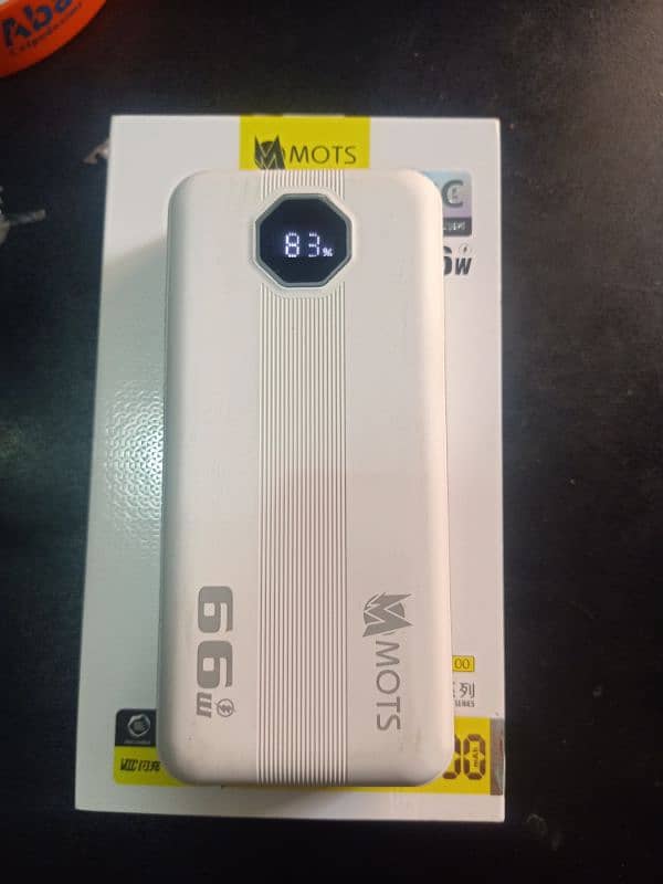 MOTS company power bank 20000 capacity with fast charging 66 watt 0