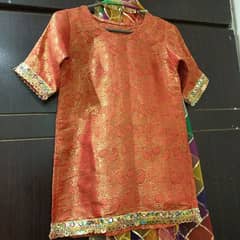 Lehnga with kurti and dupatta