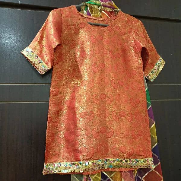 Lehnga with kurti and dupatta 2