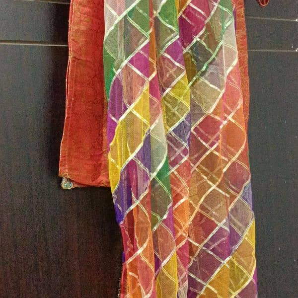 Lehnga with kurti and dupatta 4