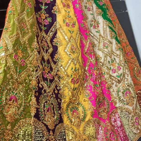 Lehnga with kurti and dupatta 5