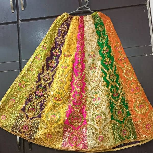 Lehnga with kurti and dupatta 6