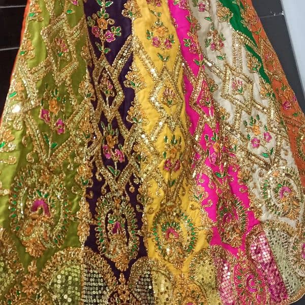 Lehnga with kurti and dupatta 7