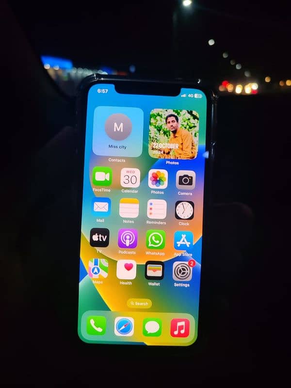 Iphone x 265 GB PTA approved with Box and Charger 1