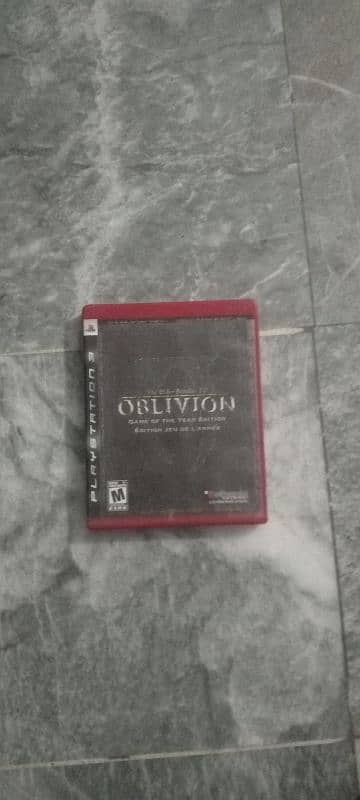 PS3 CD oblivion game of the year edition 0