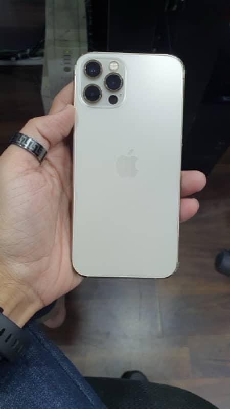 Urgently Sale iPhone 12 Pro 256GB Gold PTA Approved 6