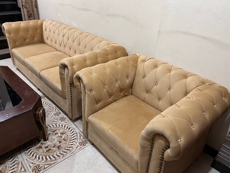 Sofa Set, Sofa 1 2 3 + 2 tables 0