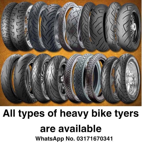 Brand New Heavy Bike Tires - Never Used - ALL heavy bike tyers are av 0