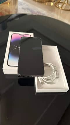 i phone 14 pro max JV HB 85% box cabel available