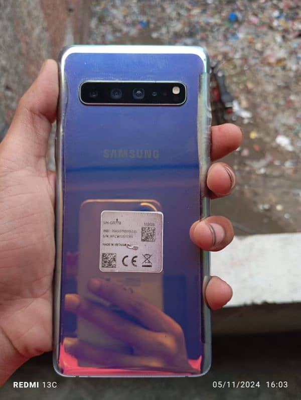 samsung s10 plus 5g with box 512gb 2