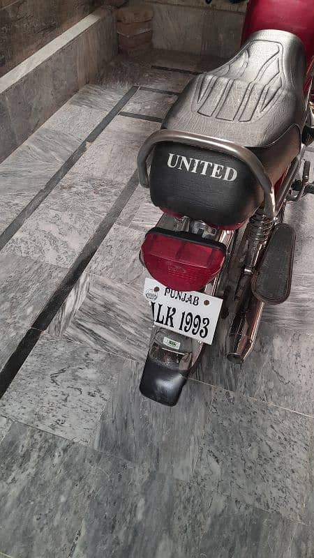 United 70cc Bike Urgent sale 2022 model 6