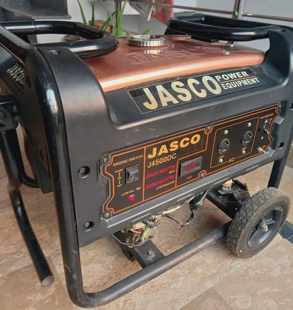 JASCO Generator -3 kVA (2.8 kW )-Model J4500DC-Petrol & Gas Generator. 1