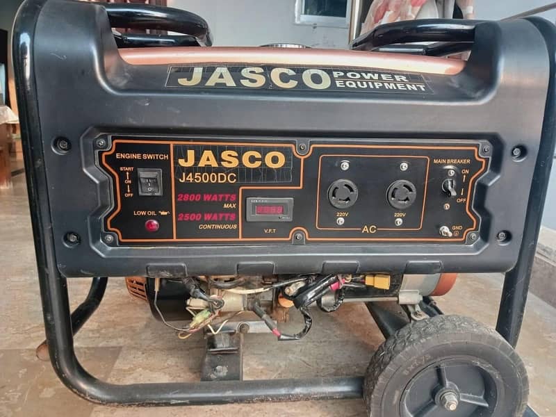 JASCO Generator -3 kVA (2.8 kW )-Model J4500DC-Petrol & Gas Generator. 4