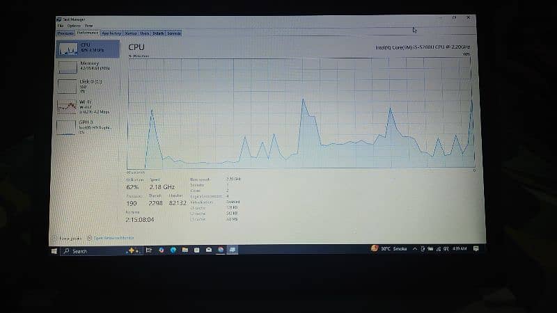 Toshiba i5 5th gen 16/256 ssd nvme 8