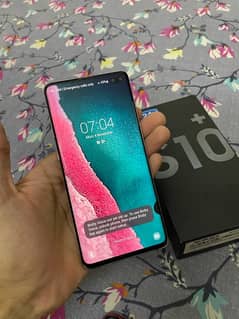 S10plus 8/128gb official approved with box