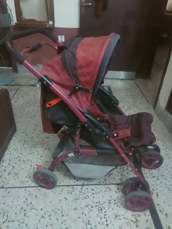 neat and clean baby pram , urgent sell 2