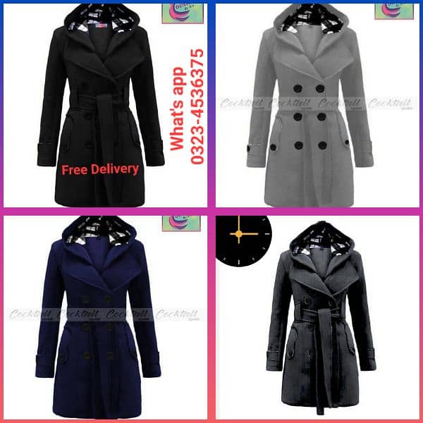 Ladies Coat l Hoodies l Free Delivery l 0323-4536375 0