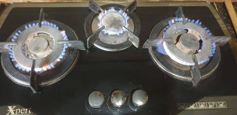 Xpert 3 burner hob 1