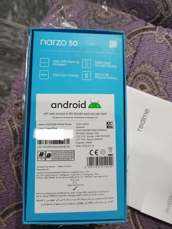 Realme Narzo 50 4