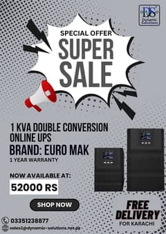 1kva Double Conversion Online UPS