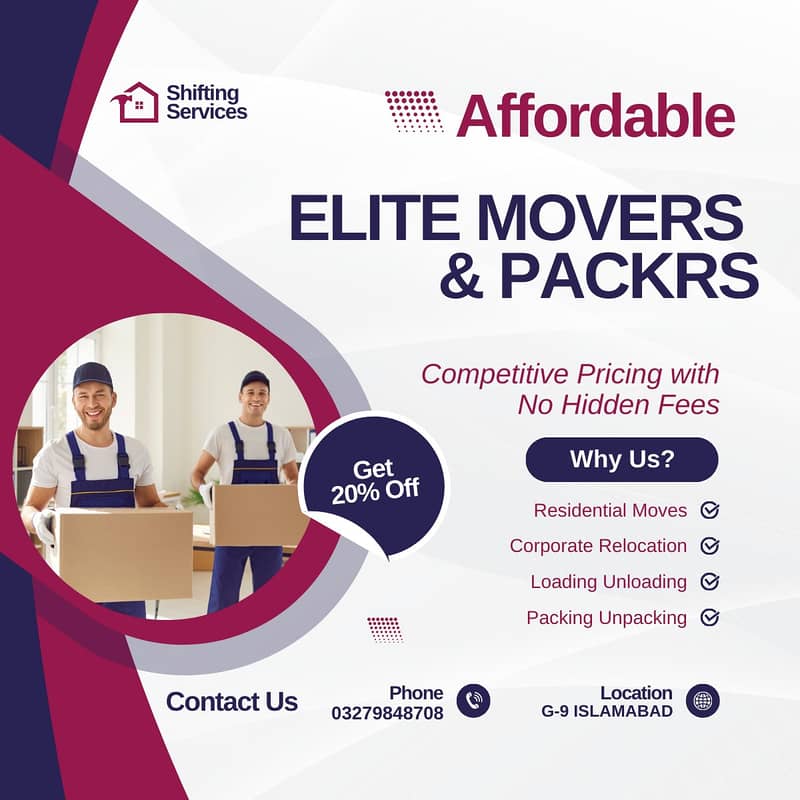 Packers & Movers/ House Shifting / Loading / Goods Transport service 0