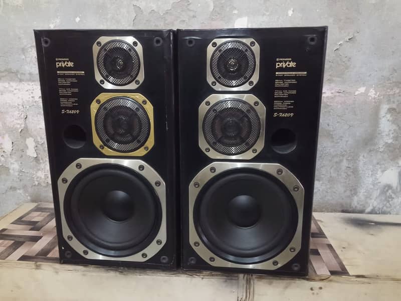 Pioneer Speakers S-X620v Total Orignal Non Repair all work 0