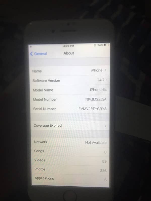 iPhone 6s urgent sale 9