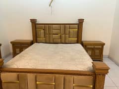 solid shishum wood like brand new bed with mattress