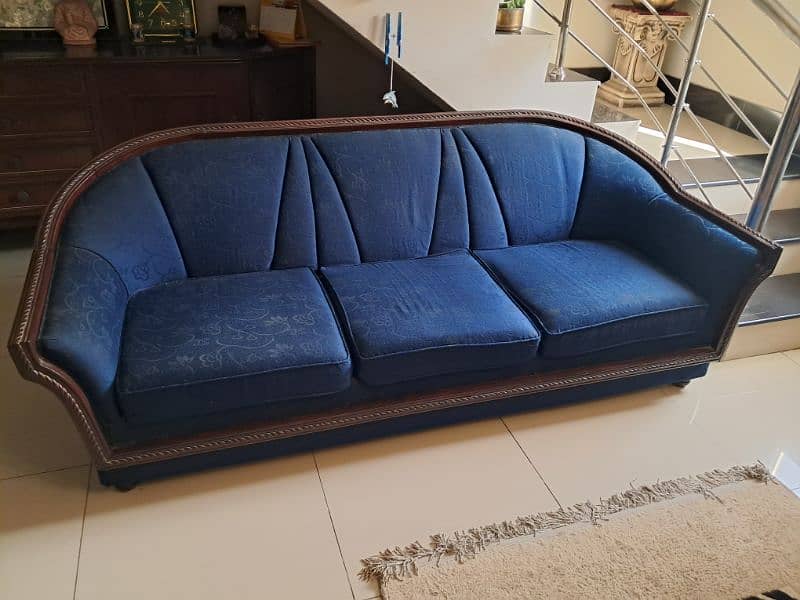 5 seater sofa set in original Sheesham wood 0