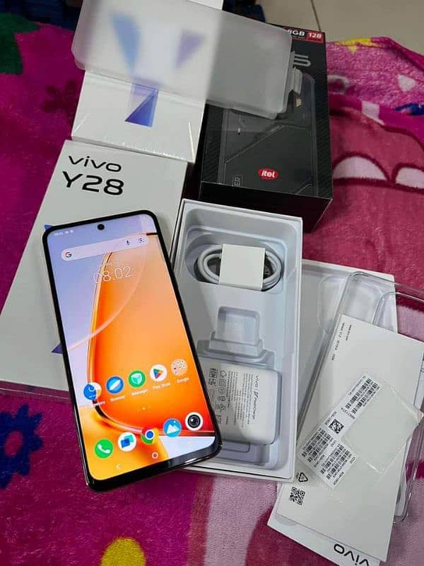 vivo y28.8/128 GB 03230374234 my whatsapp number 1