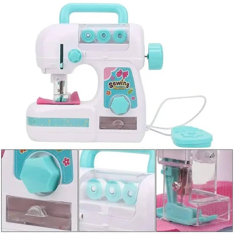 Sewing Machine Set for kids real working functions 1