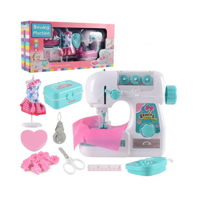 Sewing Machine Set for kids real working functions 3