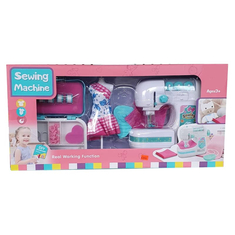 Sewing Machine Set for kids real working functions 4