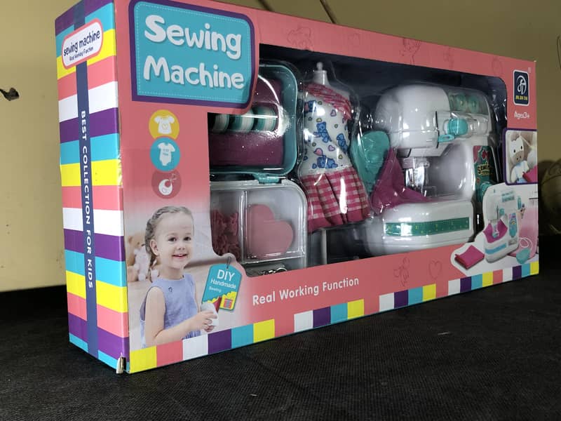 Sewing Machine Set for kids real working functions 5