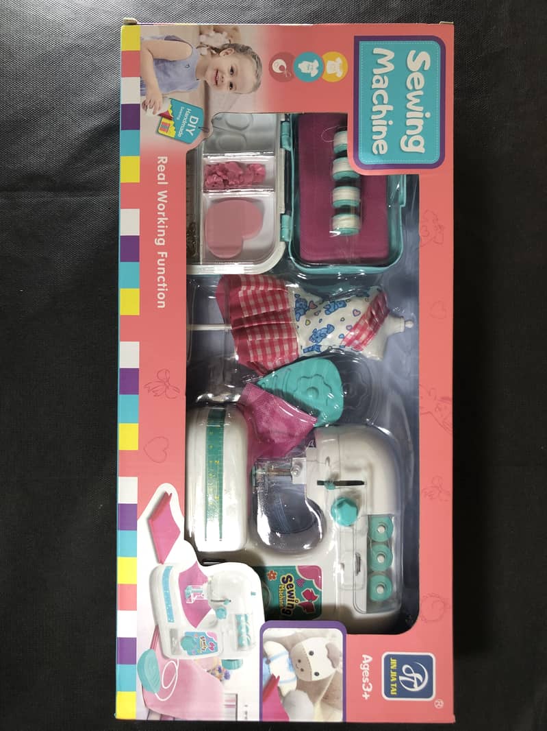 Sewing Machine Set for kids real working functions 6