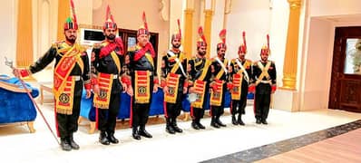 Fauji Band Party/Dhol for mendi & barat event/Pipe band/foji band baj